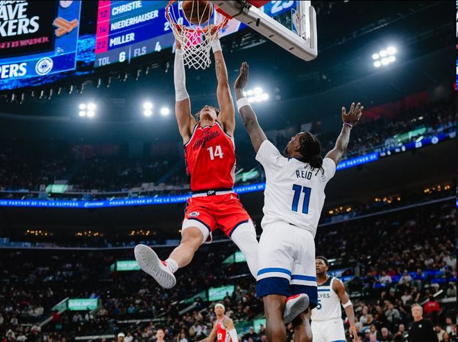 洛城双雄同日吞三连败！湖人0.9秒遭绝杀 快船残阵憾负森林狼