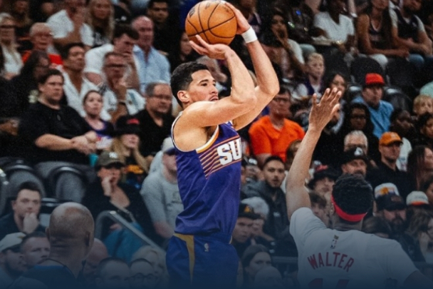 太阳主场大胜猛龙 布克25+6率队终结5连败